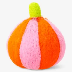 Decorative textile pumpkin - 8 cm