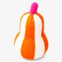 Decorative textile pumpkin - 12 cm