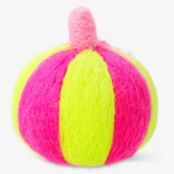 Decorative textile pumpkin - 6 cm