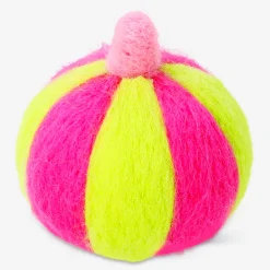 Decorative textile pumpkin - 6 cm