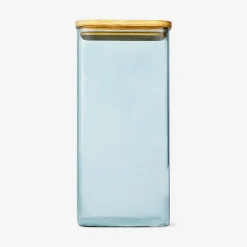 Designer Collection - Green glass storage container with lid - 2,3 L