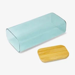 Designer Collection - Green glass storage container with lid - 2,3 L