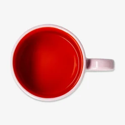 Designer Collection - Pink mug with text - 313 ml