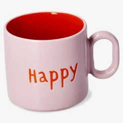 Designer Collection - Pink mug with text - 313 ml