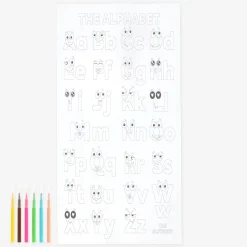 DIY alphabet poster