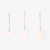 DIY ceramic ornaments - 3 pcs