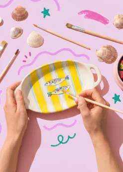 DIY ceramic tray - 15x26 cm