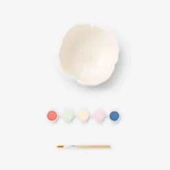 DIY decorative flower bowl with paint