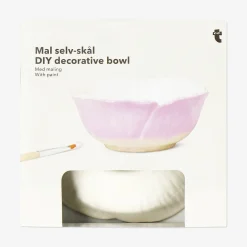 DIY decorative flower bowl with paint