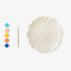 DIY decorative flower plate