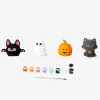DIY decorative Halloween figures with paint and brush - 4 pcs