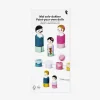 DIY doll's house dolls with paint - 5 pcs