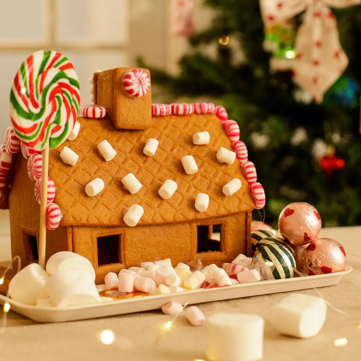 DIY gingerbread house