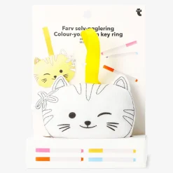 DIY keyrings with markers