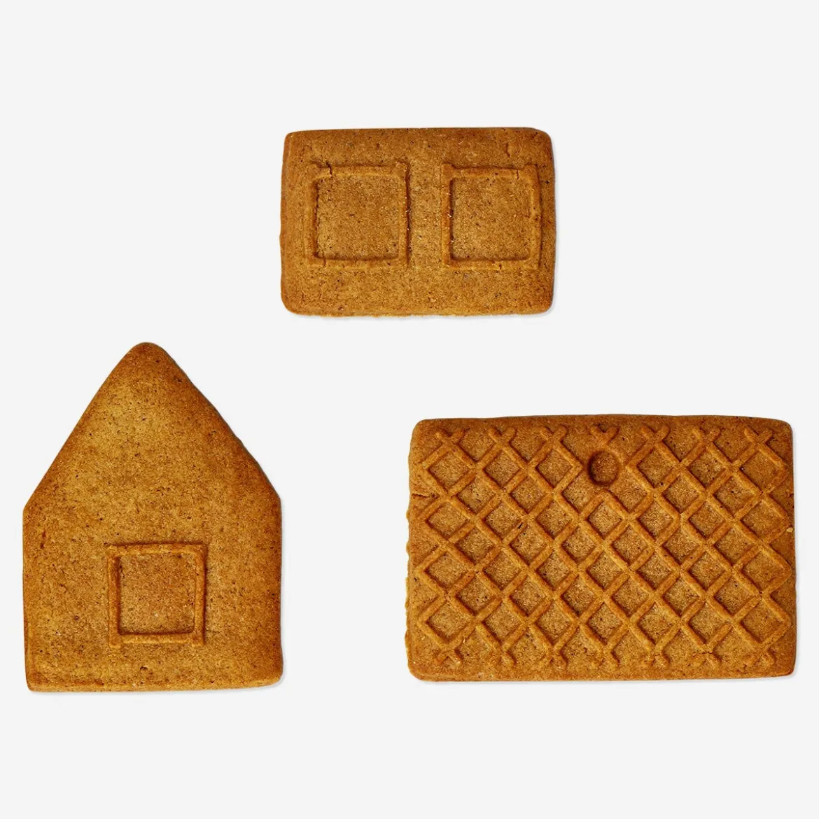DIY mini gingerbread houses - 3 pcs