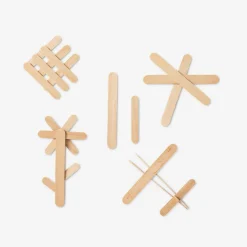 DIY wooden craft sticks - 50 pcs