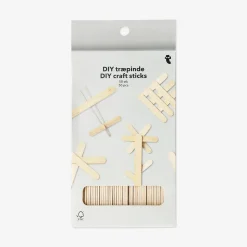 DIY wooden craft sticks - 50 pcs