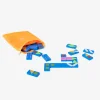 Dominoes in a book