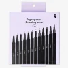 Drawing and calligraphy pens - 12 pcs