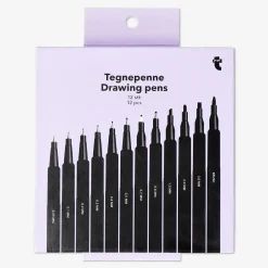 Drawing and calligraphy pens - 12 pcs