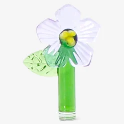 Drinking glasss with flower inside - 350 ml