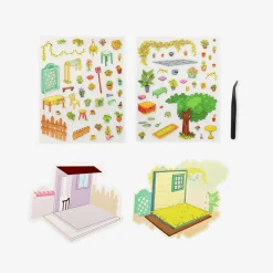 3D sticker scene - Flower garden