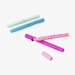 Dual tip markers with stamps - 4 pcs