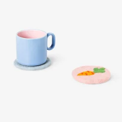 Easter themed wool coasters - 2 pcs