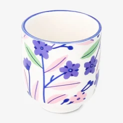 Egg cup with flowers - 5 cm