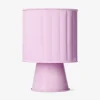 Elevated pink metal plant pot - 12 cm
