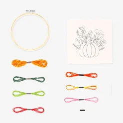 Embroidery kit - Autumnal print