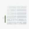 Engraving pen. With stencils and a replaceable tip