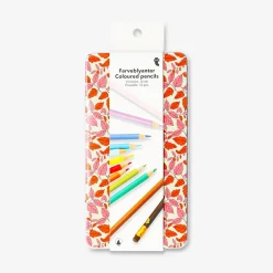 Erasable coloured pencils - 12 pcs