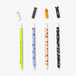 Erasable gel pens with Halloween print - 4 pcs