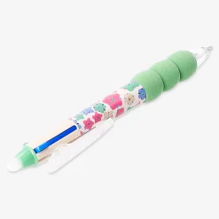 Erasable multi coloured gel pen - Flower design