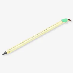 Everlasting pencil - Gold with green pear topper