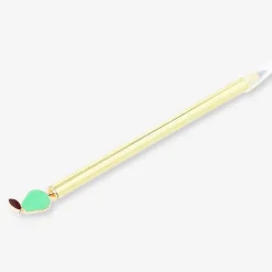 Everlasting pencil - Gold with green pear topper