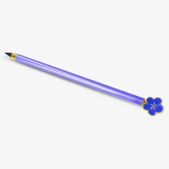 Everlastning pencil - Blue flower