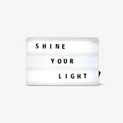 Extra A6 light box letters, number and symbols - 100 pcs