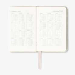 Fabric cover weekly diary 2027 - English