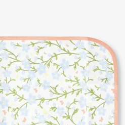 Fabric napkins with floral print - 2 pcs