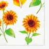 Fabric napkins with sunflower print - 2 pcs