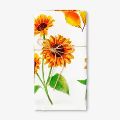 Fabric napkins with sunflower print - 2 pcs