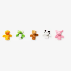 Farm animals finger puppets - 5 pcs