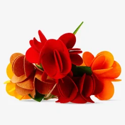 Felt flower garland - 200 cm