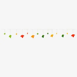 Felt garland with autumn leaves - 300 cm