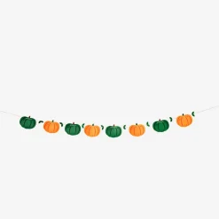 Felt pumpkin garland - 300 cm
