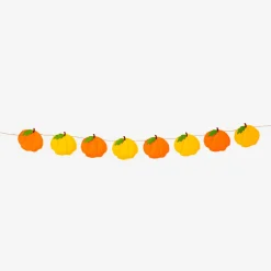 Felt pumpkin garland - 300 cm