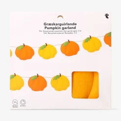 Felt pumpkin garland - 300 cm