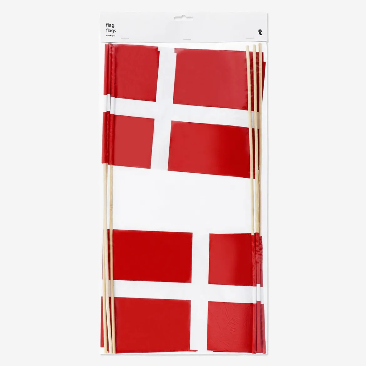 Flag. Denmark. 6 pcs